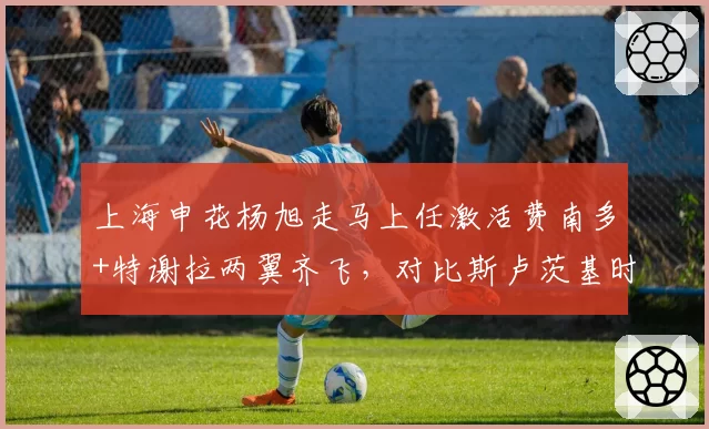 上海申花杨旭走马上任激活费南多+特谢拉两翼齐飞，对比斯卢茨基时代场均进球提升0.8球
